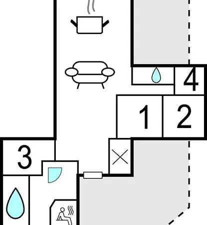 4 Bedroom Awesome In 別荘 *